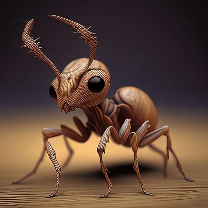 3D модель Pheidole lilloi (STL)